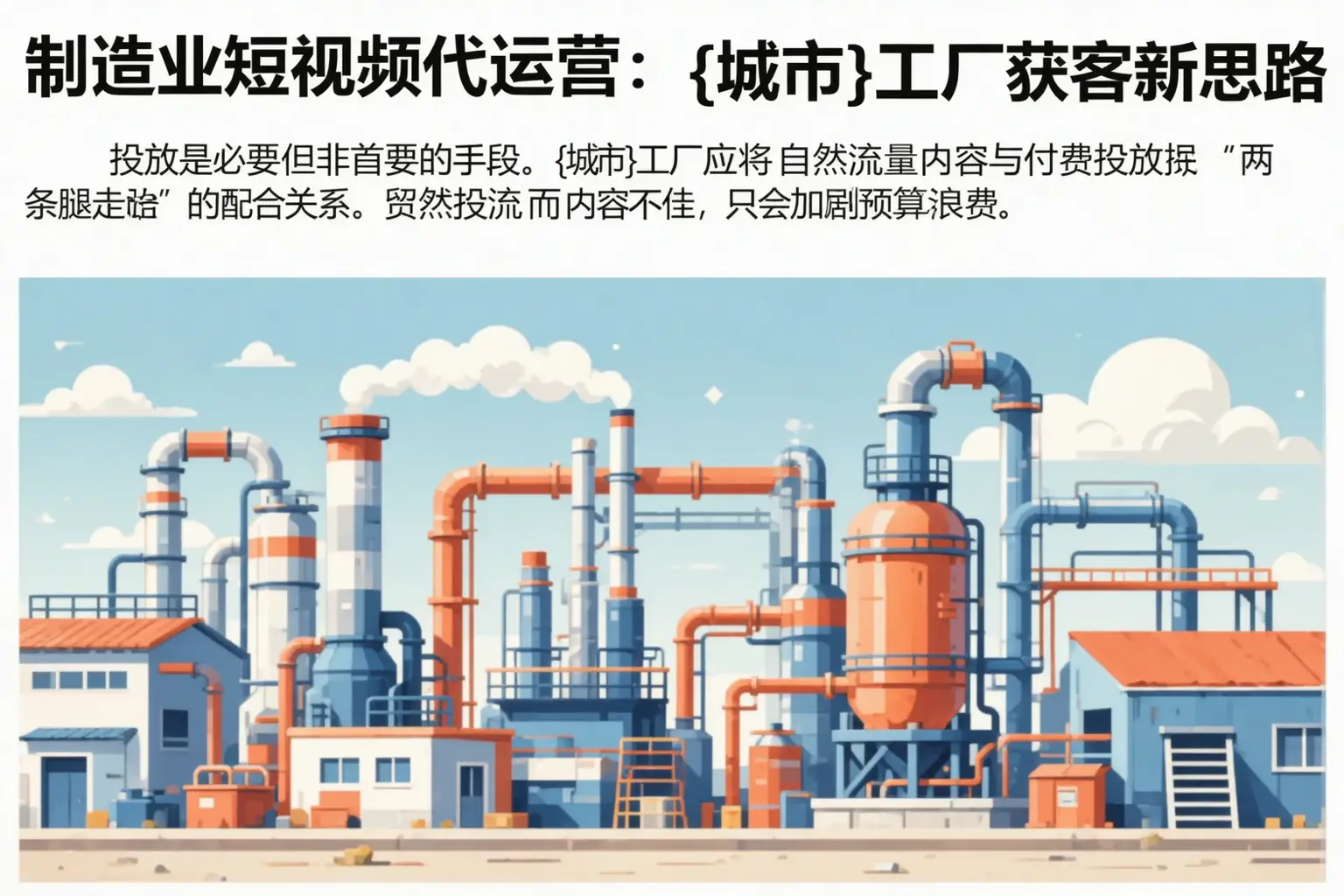 制造业短视频代运营：恩施工厂获客新思路