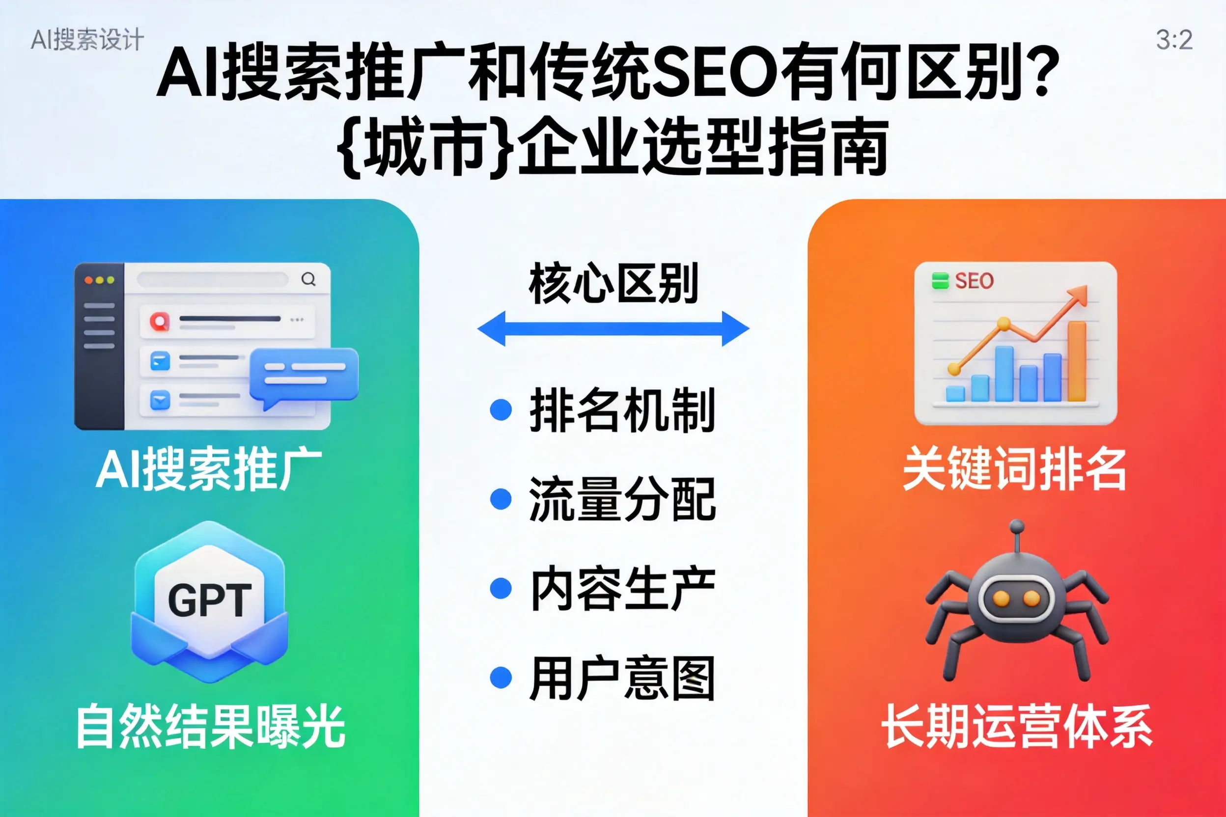 AI搜索推广和传统SEO有何区别？恩施企业选型指南