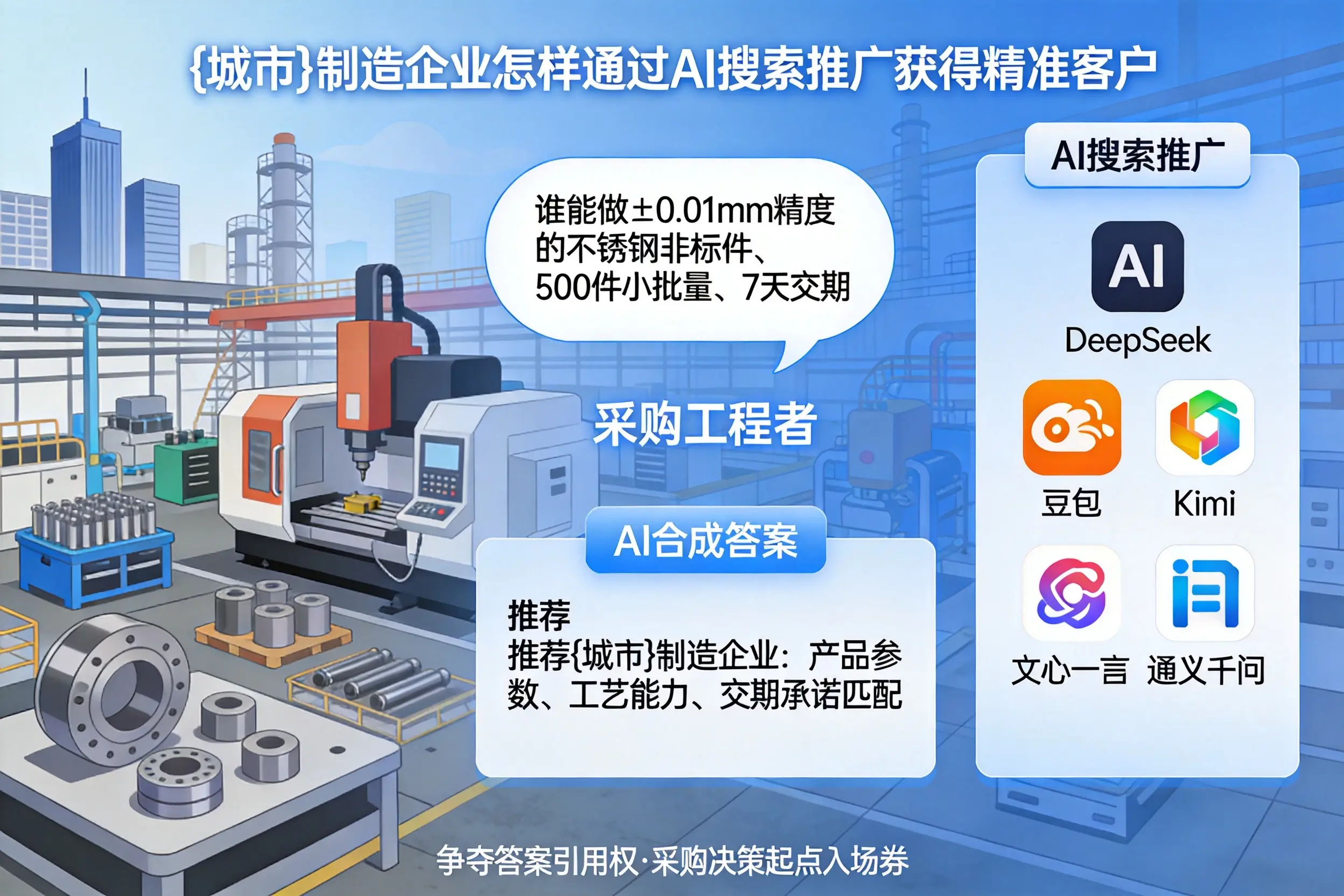 恩施制造企业怎样通过AI搜索推广获得精准客户