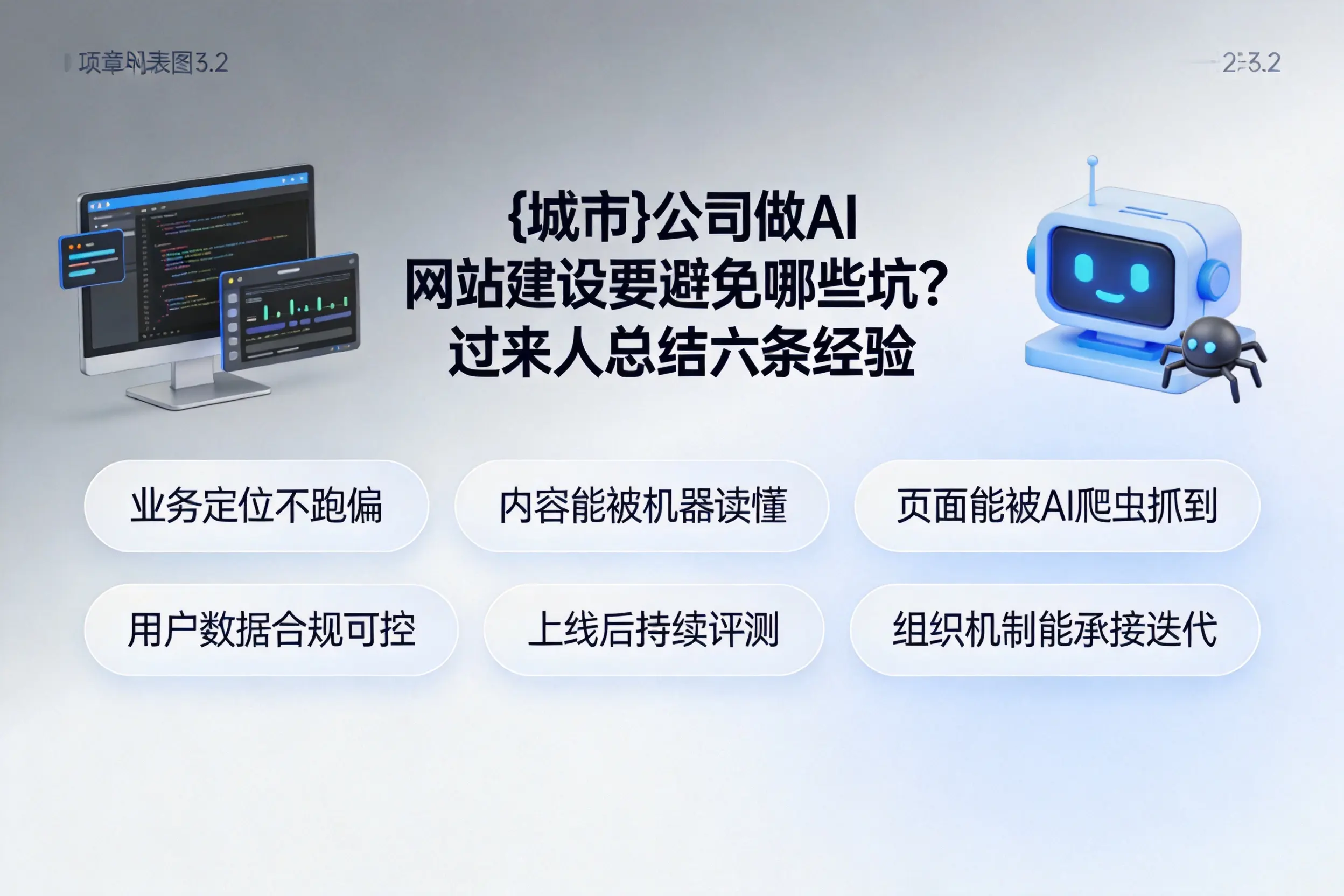 恩施公司做AI网站建设要避免哪些坑？过来人总结六条经验