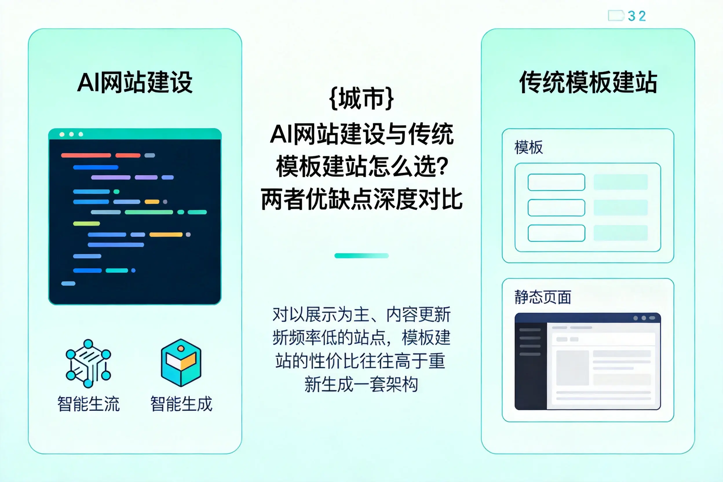 恩施AI网站建设与传统模板建站怎么选？两者优缺点深度对比