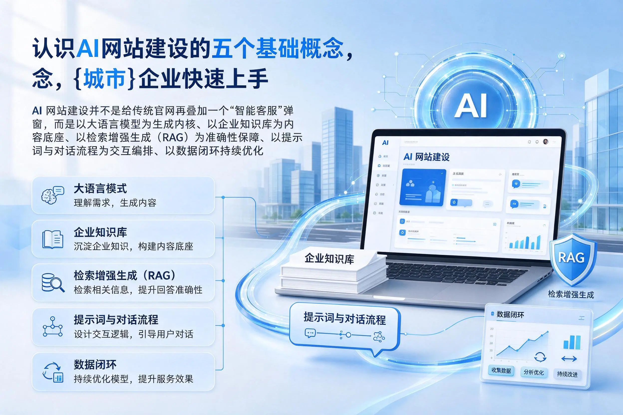 认识AI网站建设的五个基础概念，恩施企业快速上手
