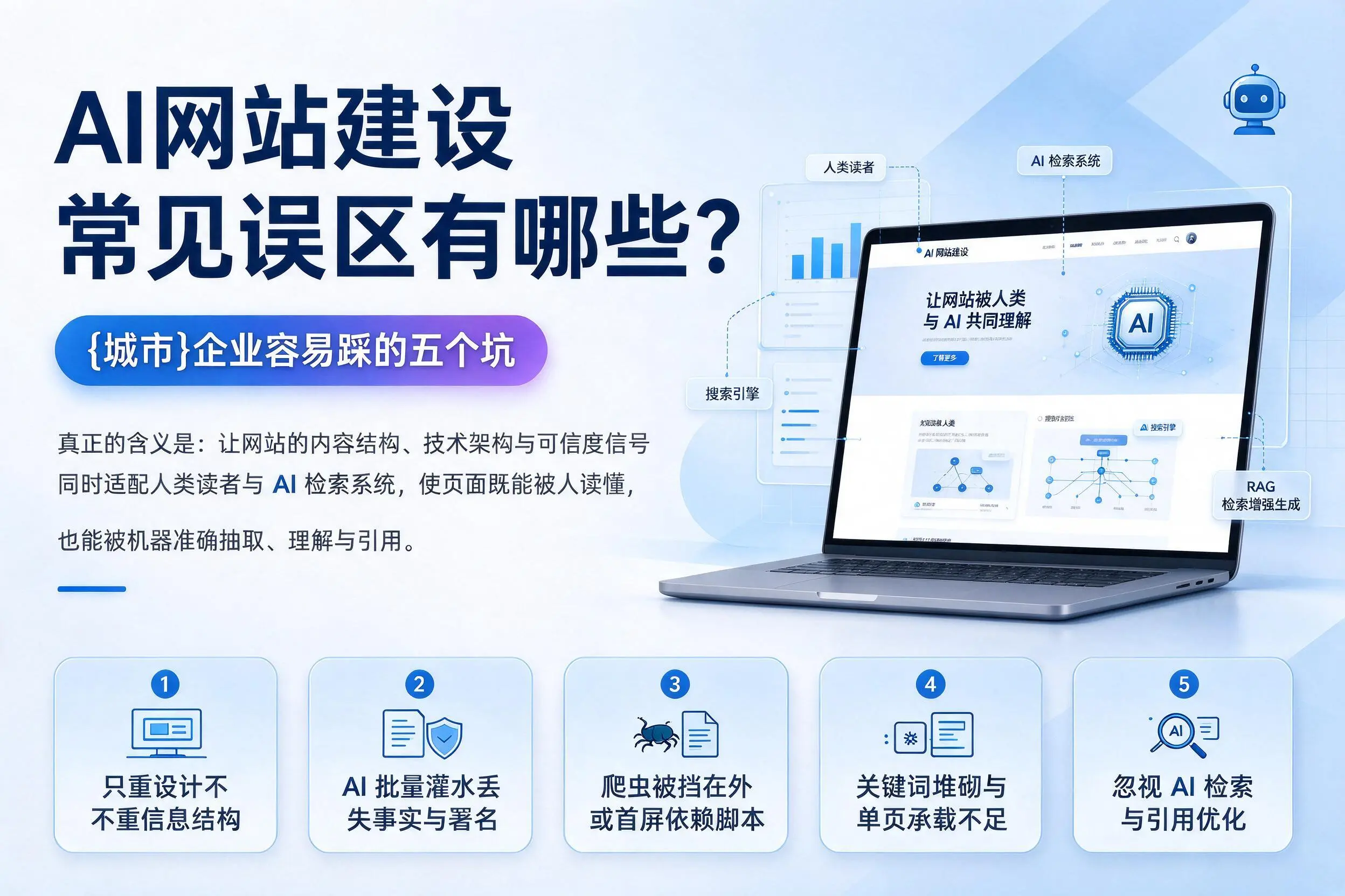 AI网站建设常见误区有哪些？恩施企业容易踩的五个坑